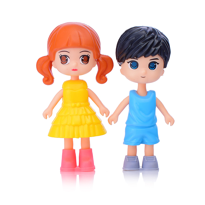 Набор кукол HY007-A6 "Детство" с аксессуарами, в коробке