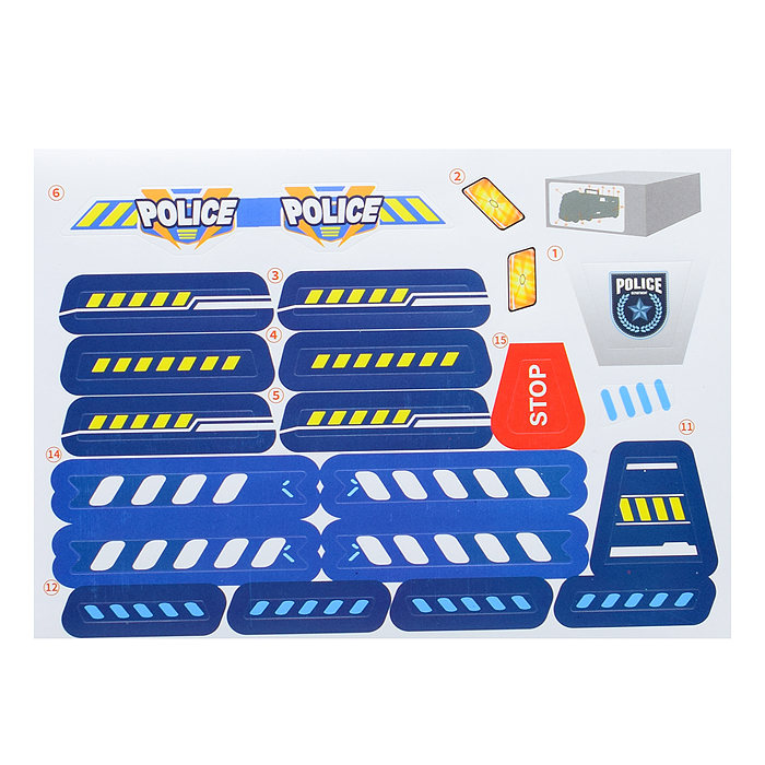 Машина T907A "Трейлер-катапульта" в коробке (синий)