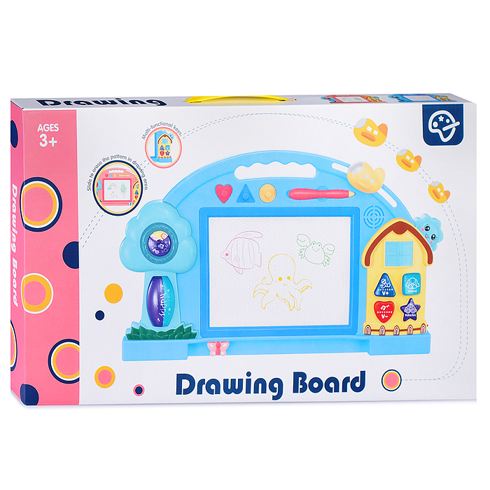 Фото к товару Доска для рисования 2314 "Drawing board" в коробке Доска для рисования 2314 "Drawing board" в коробке