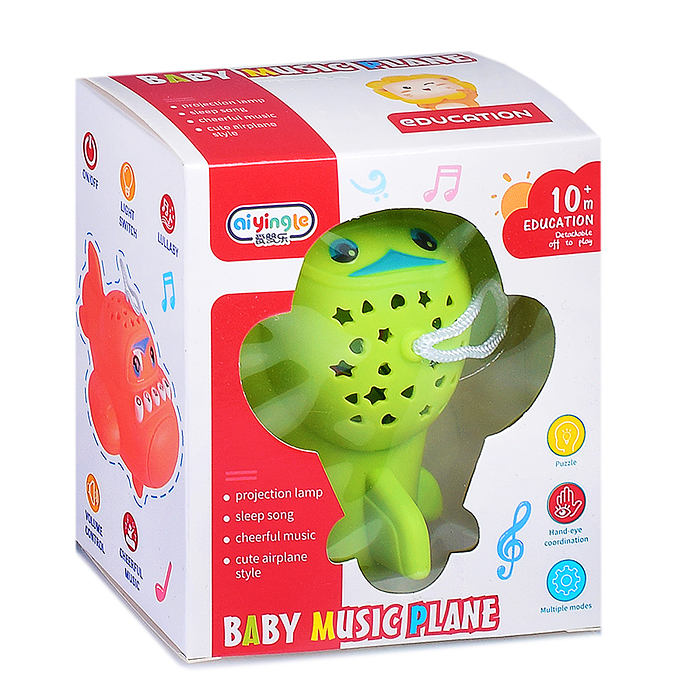 Фото к товару Интерактивная игрушка 668-206 "Самолет" со светом и музыкой, в коробке Интерактивная игрушка 668-206 "Самолет" со светом и музыкой, в коробке