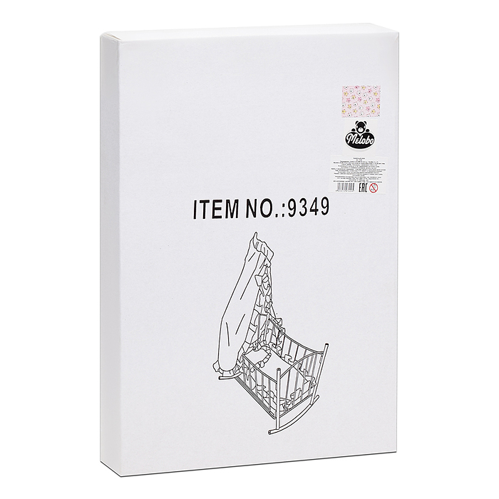 Кроватка для кукол 9349 в коробке