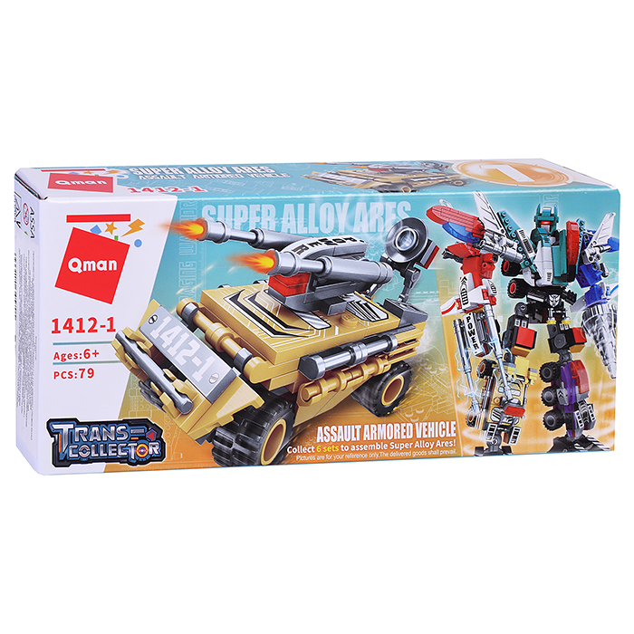 Конструктор 1412 "Космический транспорт" в ассортименте, в коробке