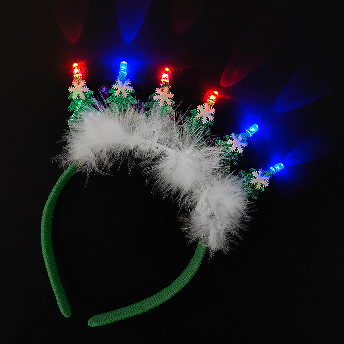 Фото к товару Ободок карнавальный S2086 "Снежная елочка" в пакете Ободок карнавальный S2086 "Снежная елочка" в пакете