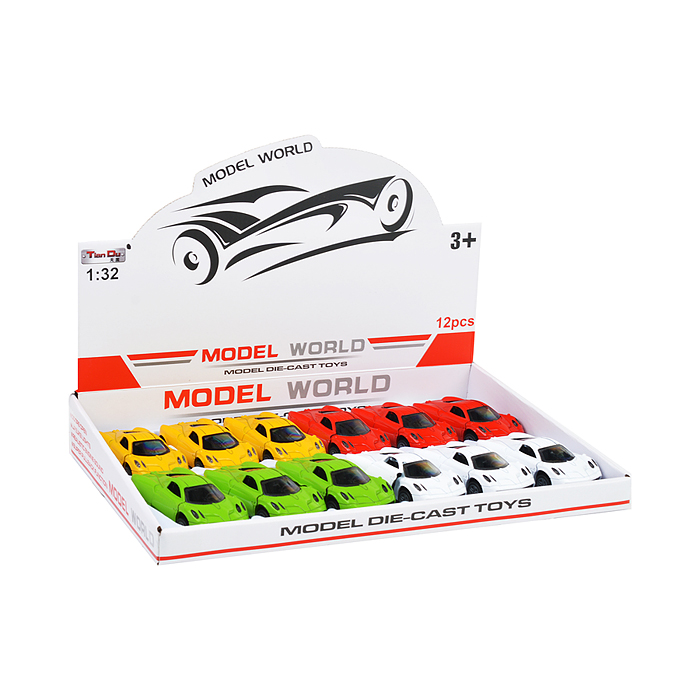 Машина F1117-2M "Гоночная" метал., двери открываются вверх, в дисплее