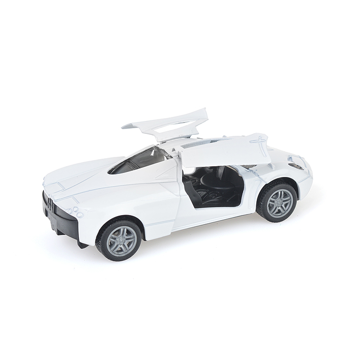 Машина F1117-2M "Гоночная" метал., двери открываются вверх, в дисплее