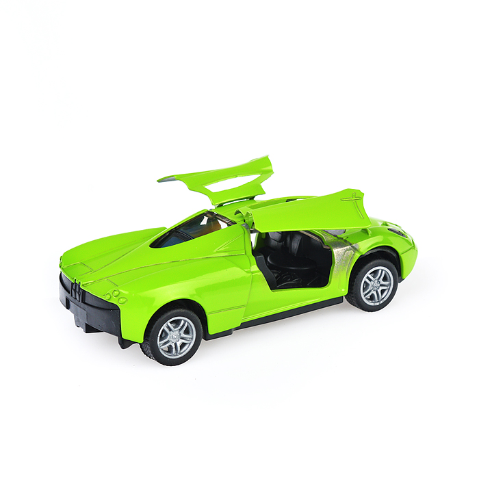 Машина F1117-2M "Гоночная" метал., двери открываются вверх, в дисплее