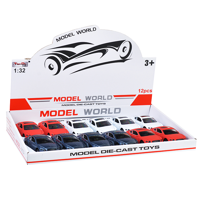 Машина F1139-2M "Купе" с панорамным люком, метал., в коробке