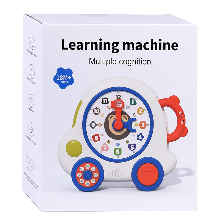 Развивающая игрушка HLX209A "Часы" в коробке