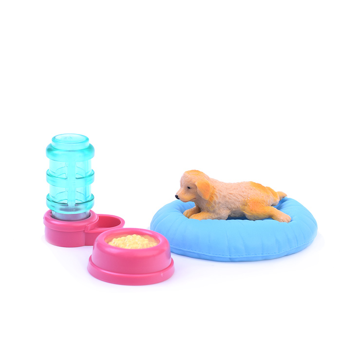 Набор питомец 8910-E10 "Щенок. Лео" с аксессуарами, в коробке