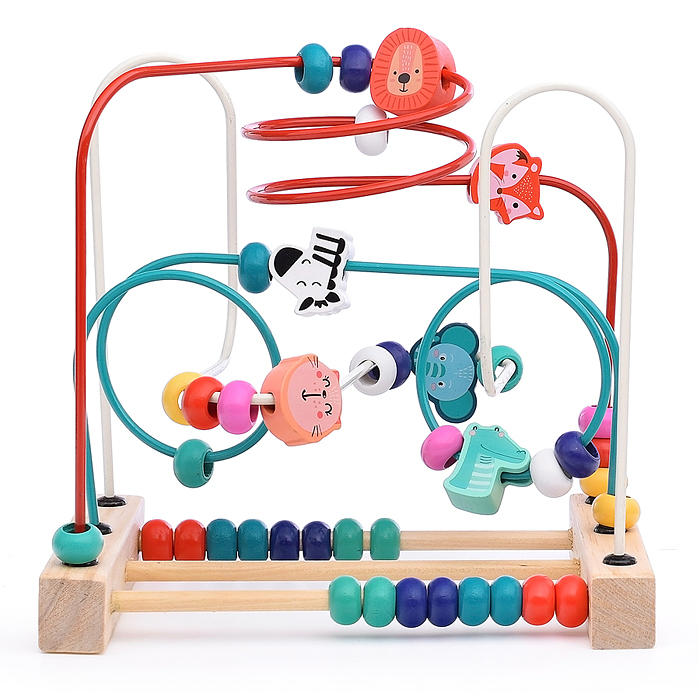 Игра Лабиринт D1236-1 "Зоо", со счетами