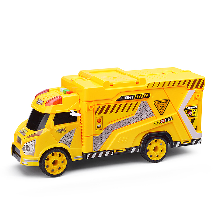 Парковка-машина 660-A258 "Строительная служба" в коробке