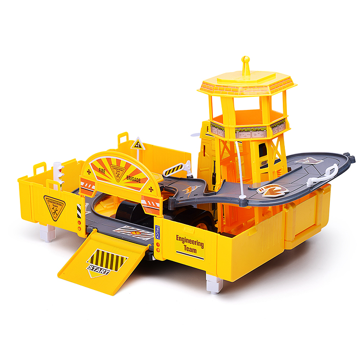 Парковка-машина 660-A258 "Строительная служба" в коробке