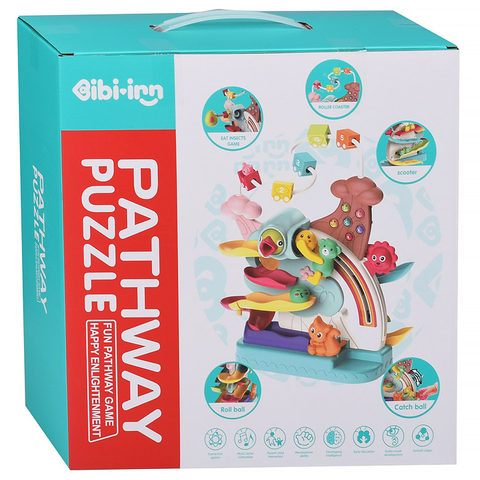 Модуль развивающий 688-34 "Веселые зверята" в коробке