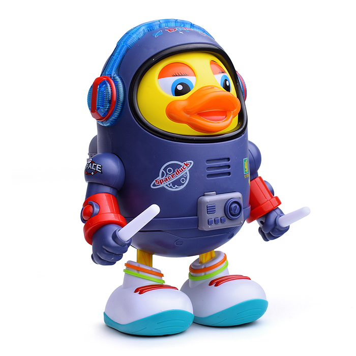 Утенок YJ-3031 "Космический танцор" на батарейках, в коробке