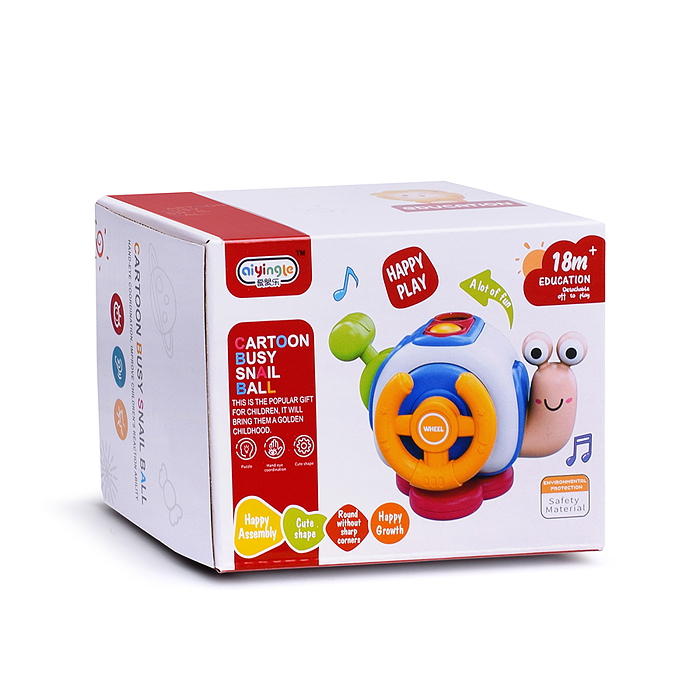 Фото к товару Игрушка развивающая 99-21 "Улитка" в коробке Игрушка развивающая 99-21 "Улитка" в коробке