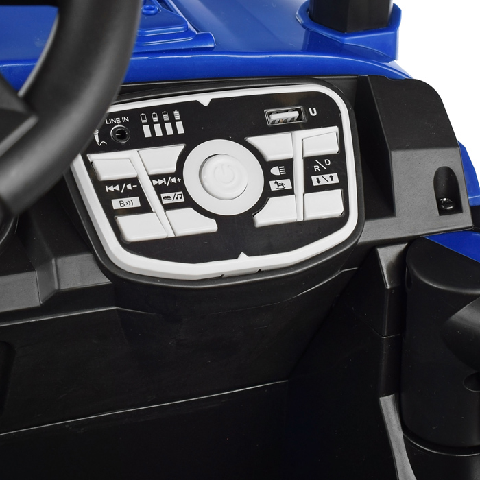 Электромобиль U023393Y "Кросс" на аккумуляторе, с р/у управлением, в коробке (синий)