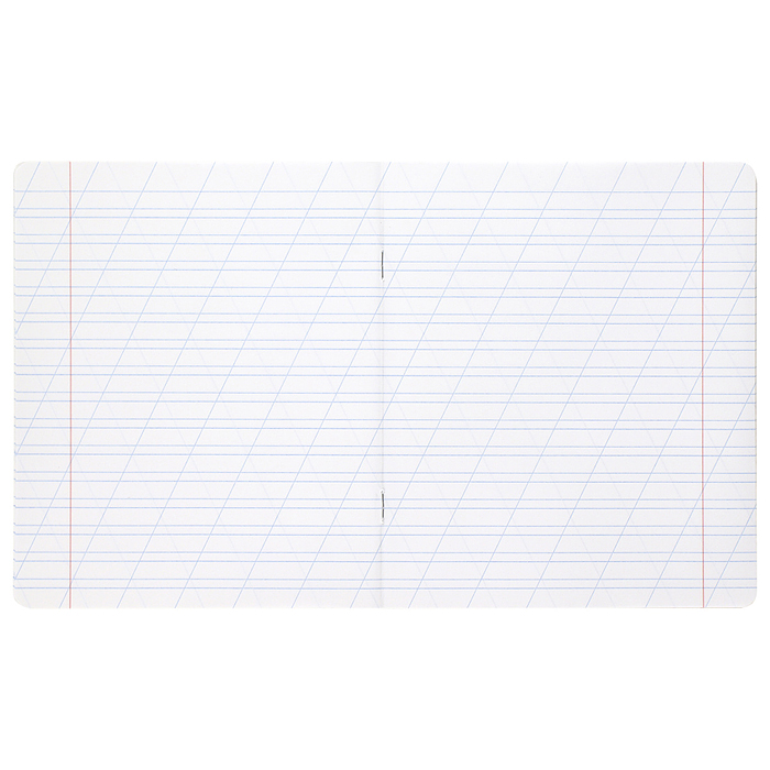 Тетрадь 12 л. косая линейка, Классика ассорти