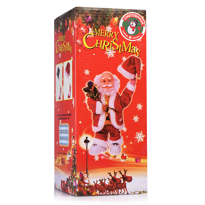 Фото к товару Музыкальный Дедушка S1341 "Здравствуй, Новый год!" в коробке Музыкальный Дедушка S1341 "Здравствуй, Новый год!" в коробке