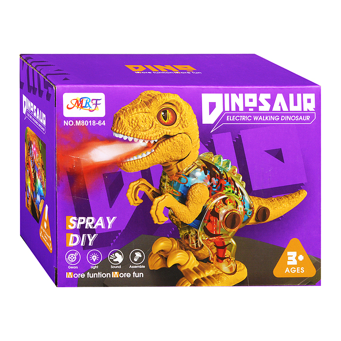 Фото к товару Конструктор динозавр M8018-64 "Юрский период" с отверткой, в коробке Конструктор динозавр M8018-64 "Юрский период" с отверткой, в коробке