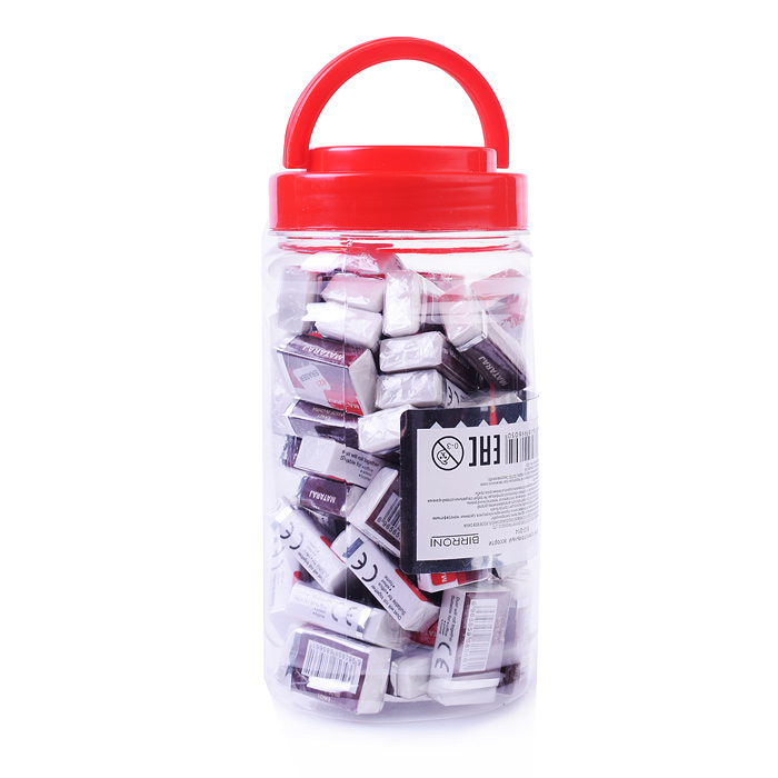 Фото к товару Ластик прямоугольный в бумажном держателе термопластичная резина Ластик прямоугольный в бумажном держателе термопластичная резина