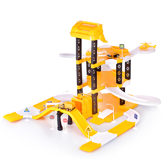 Парковка BBQ550-32B "Строительная техника" в коробке