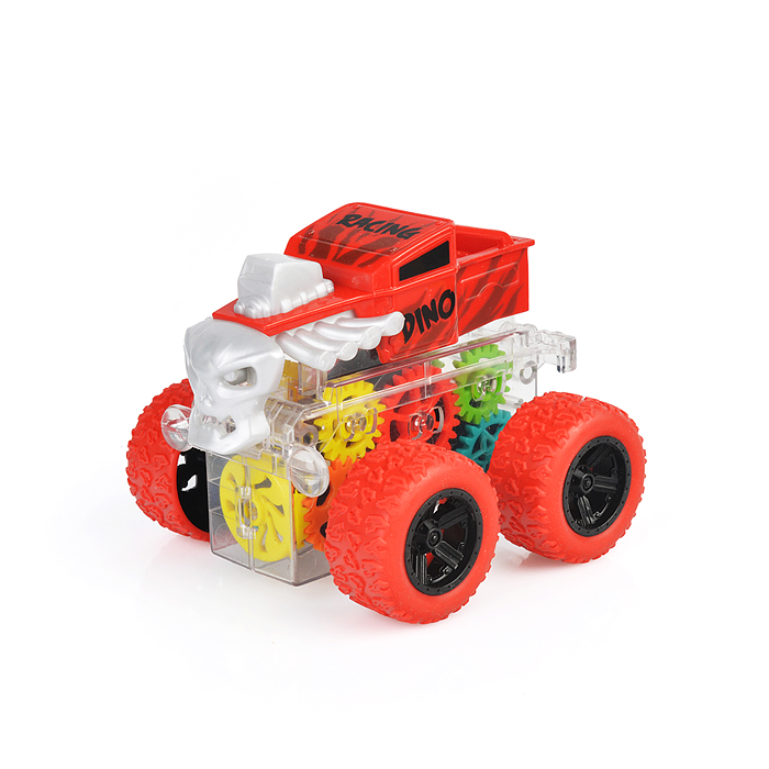 Машина-перевертыш 1819-55A "Трюкач" шестеренки, в ассортименте, в коробке