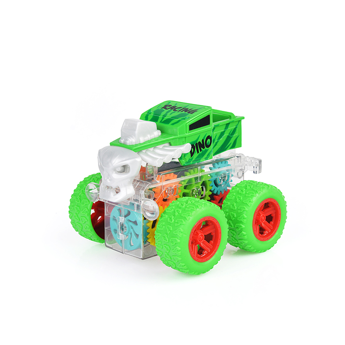 Машина-перевертыш 1819-55A "Трюкач" шестеренки, в ассортименте, в коробке