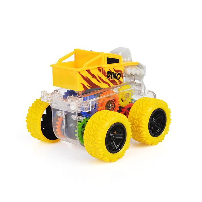 Машина-перевертыш 1819-55A "Трюкач" шестеренки, в ассортименте, в коробке