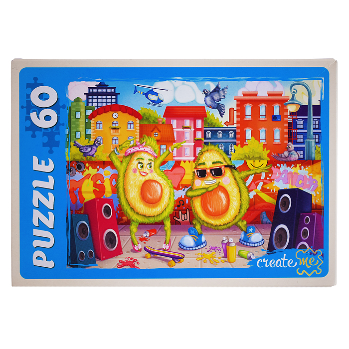 Пазлы 60 "Авокадо-сити" 