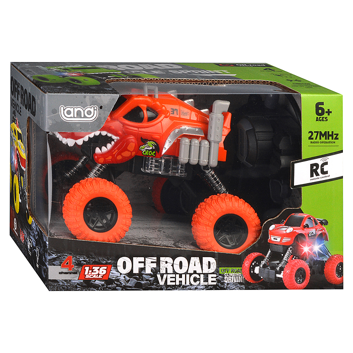 Фото к товару Машина QH2024-27 "Off road vehicle-2" р/у, 27 MHz, в коробке Машина QH2024-27 "Off road vehicle-2" р/у, 27 MHz, в коробке