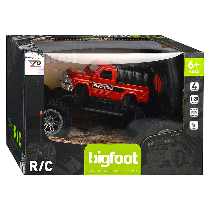 Машина 686A-26 "Bigfoot" р/у, 27 MHz, в коробке