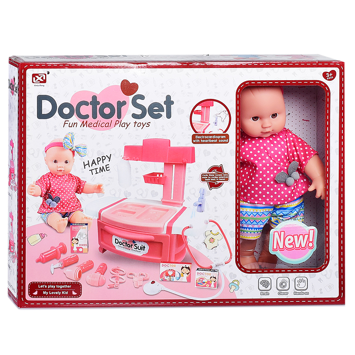 Игровой набор доктор 8830A-1 "Учусь лечить" в коробке