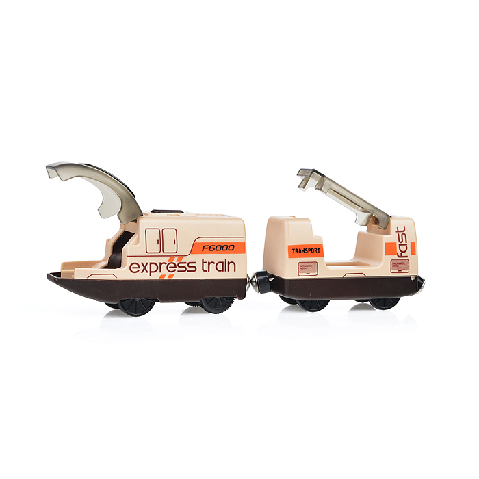 Фото к товару Поезд AU8884 "Exspress train" бежевый, в коробке Поезд AU8884 "Exspress train" бежевый, в коробке
