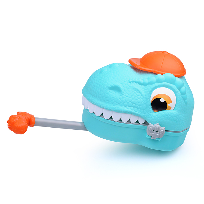 Автотрек 6625 "Дино: хранитель машин" (бирюзовый) в коробке