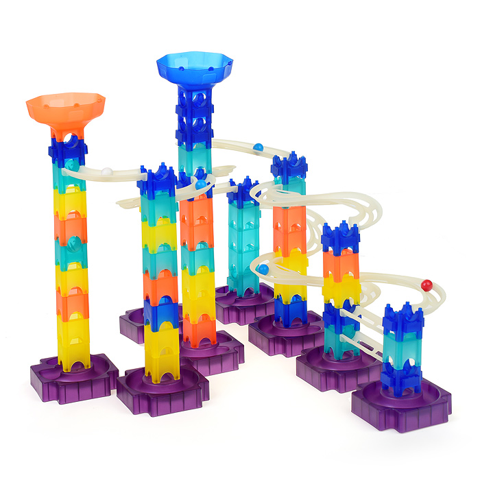 Конструктор YDX203 "КосмоШар" (79 дет.) прозрачный блок, в коробке