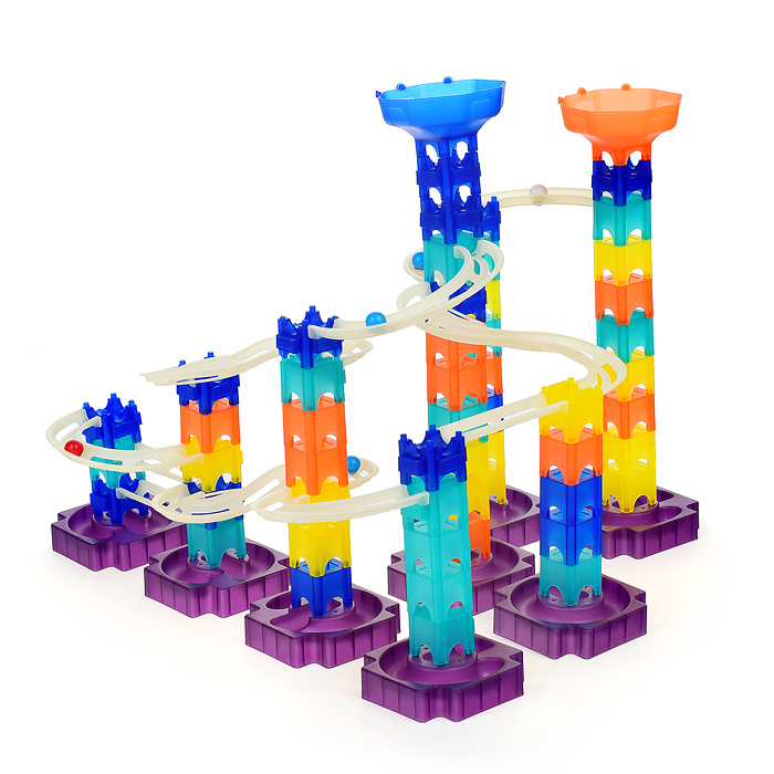 Конструктор YDX203 "КосмоШар" (79 дет.) прозрачный блок, в коробке