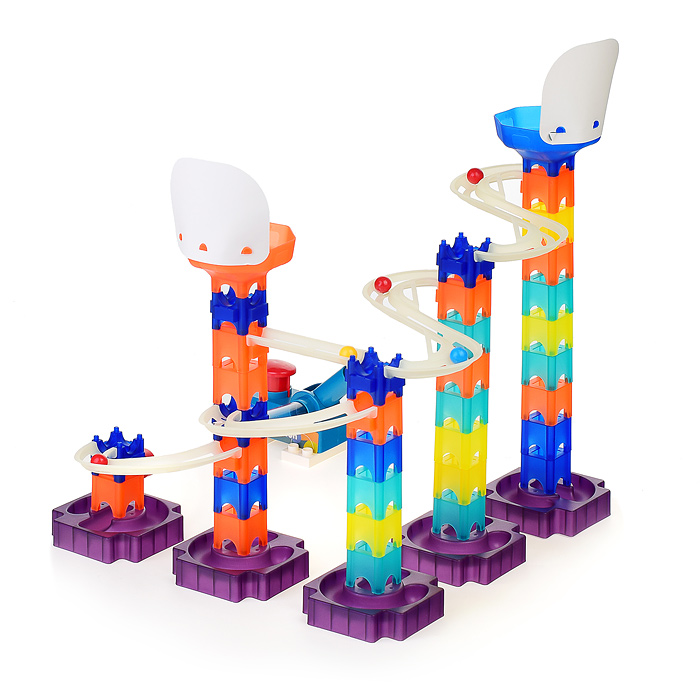 Конструктор YDX202 "КосмоШар" 58 дет., прозрачный блок, в коробке