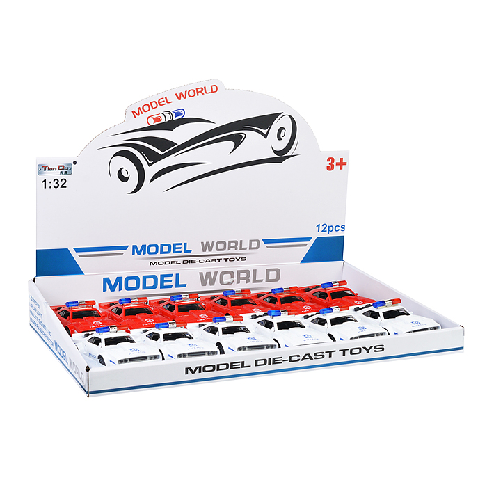 Машина F1106-4M "Полиция Лос-Анджелеса" метал., в дисплее