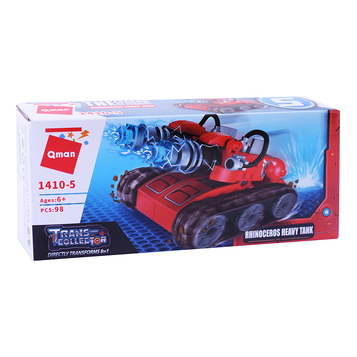 Конструктор 1410 "Пожарный транспорт" (ассорти) в коробке