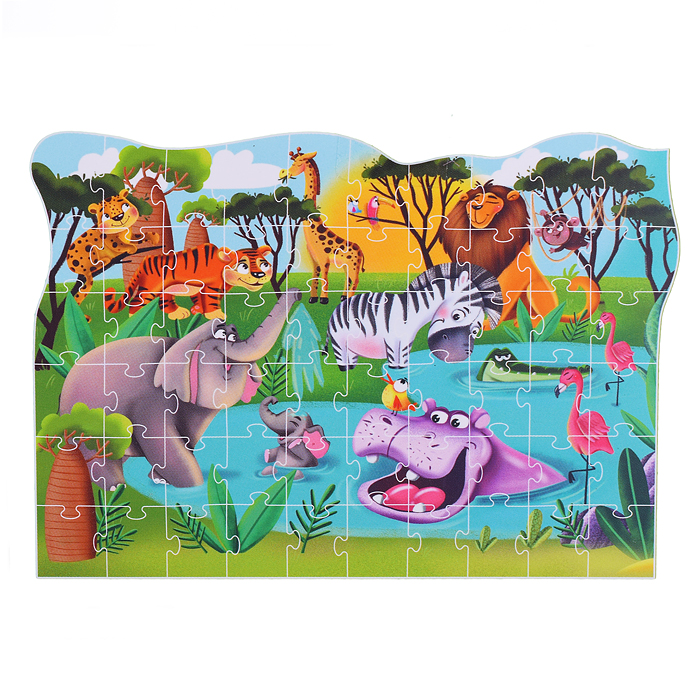 Пазл 60 "В Африке"