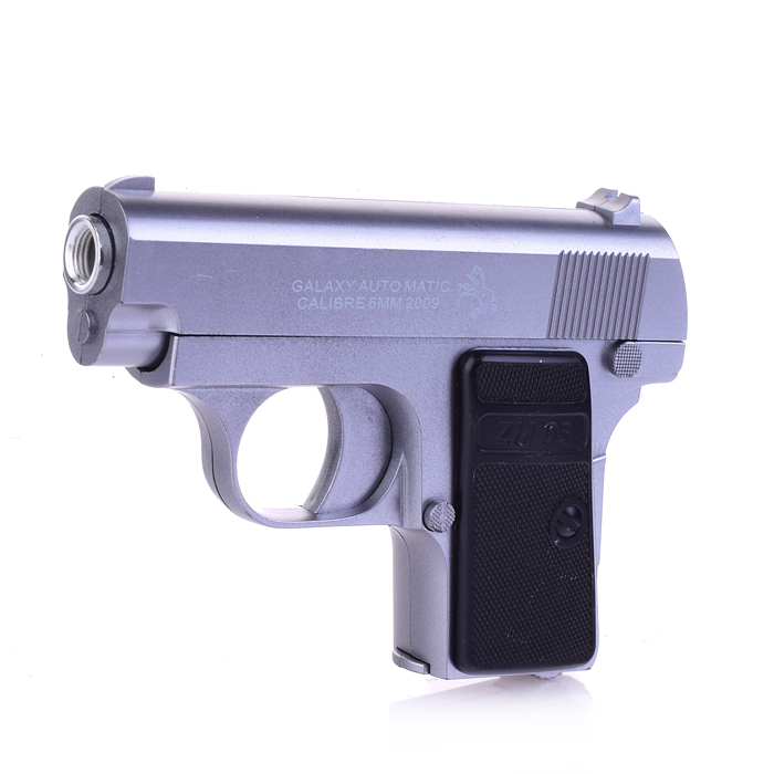 Фото к товару Пистолет пневматический металл (19,5*15*4см ) в коробке Пистолет пневматический металл (19,5*15*4см ) в коробке