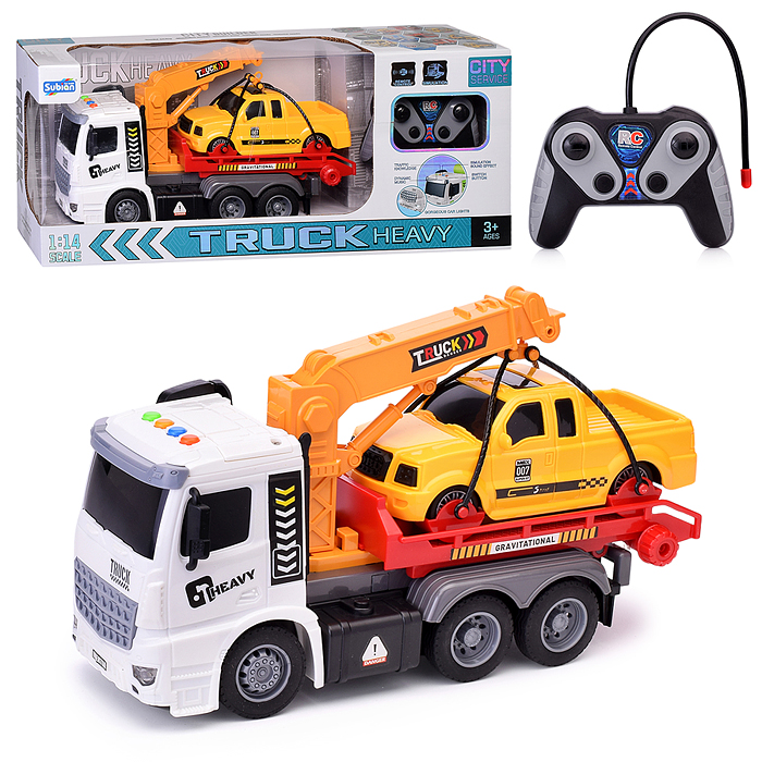 Машина S977-118B "Манипулятор" р/у, 1:14 (свет, звук), 27 MHz в коробке