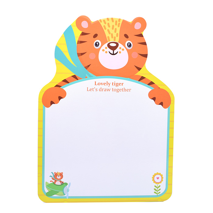 Доска для рисования D1527 "Зверята" в пакете