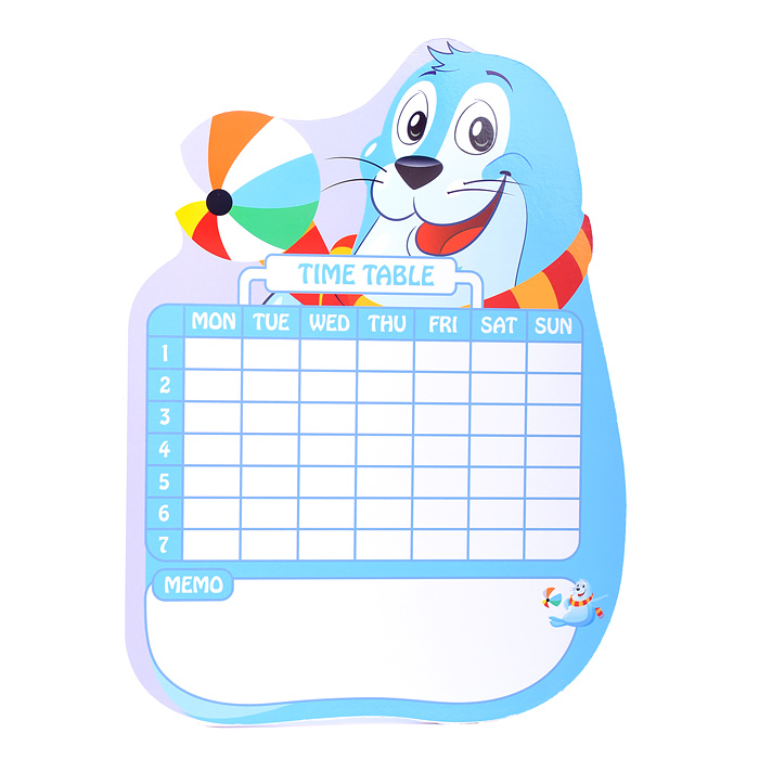 Доска для рисования D1527 "Зверята" в пакете