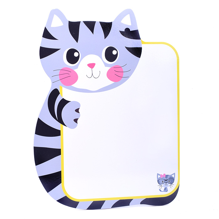 Доска для рисования D1527 "Зверята" в пакете