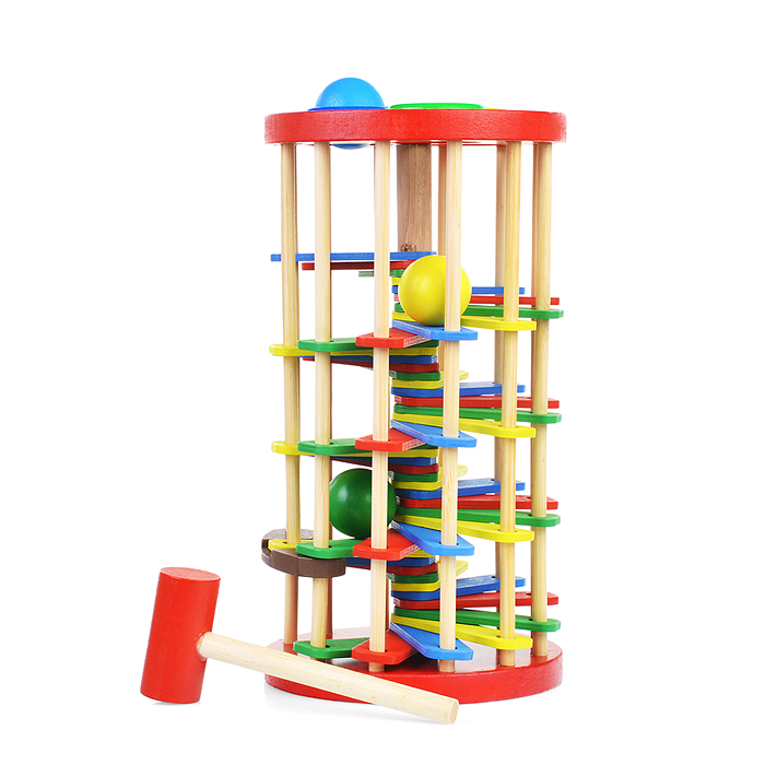 Стучалка D1562 "Винтовая лесенка" в коробке