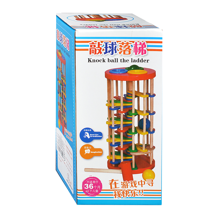 Стучалка D1562 "Винтовая лесенка" в коробке