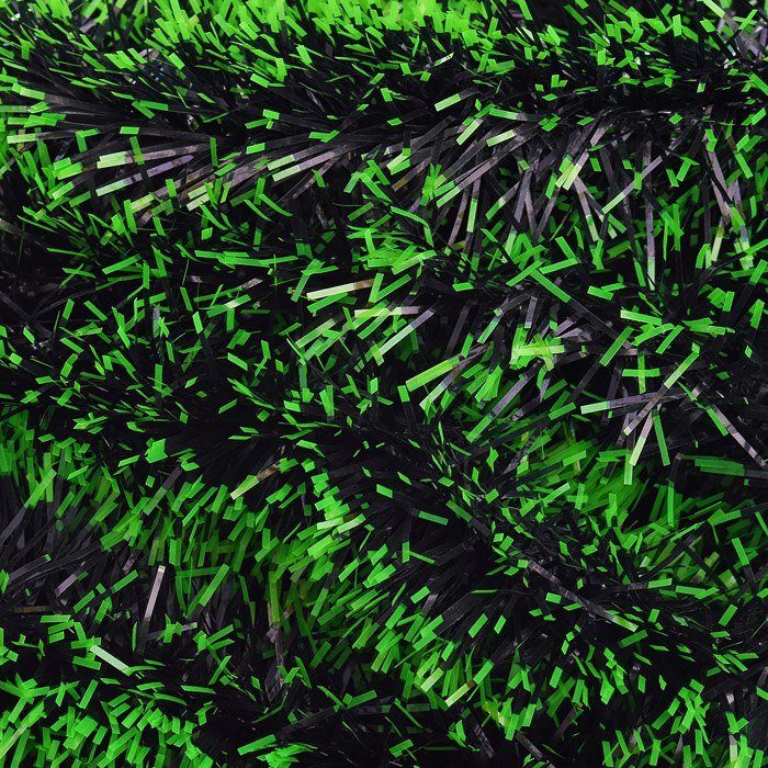 Новогоднее украшение S1917 "Мишура" темно-зеленая (6*200см.)