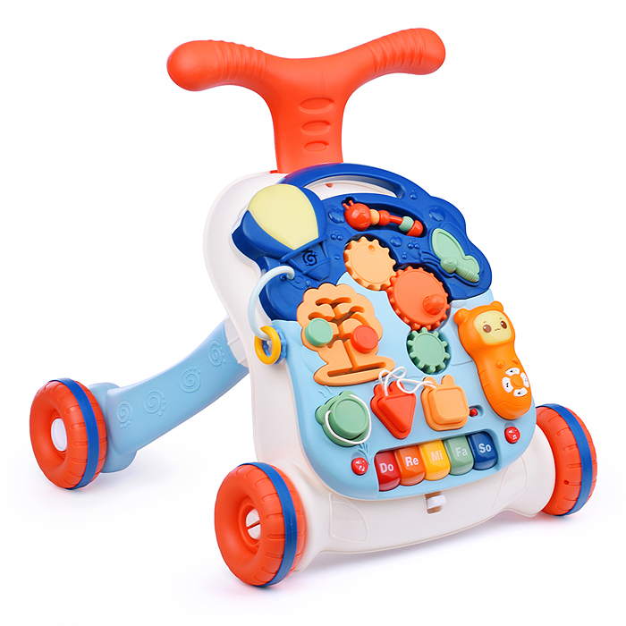 Ходунки N6028B "Играй-шагай" 2 в 1 с игровым центром, в коробке