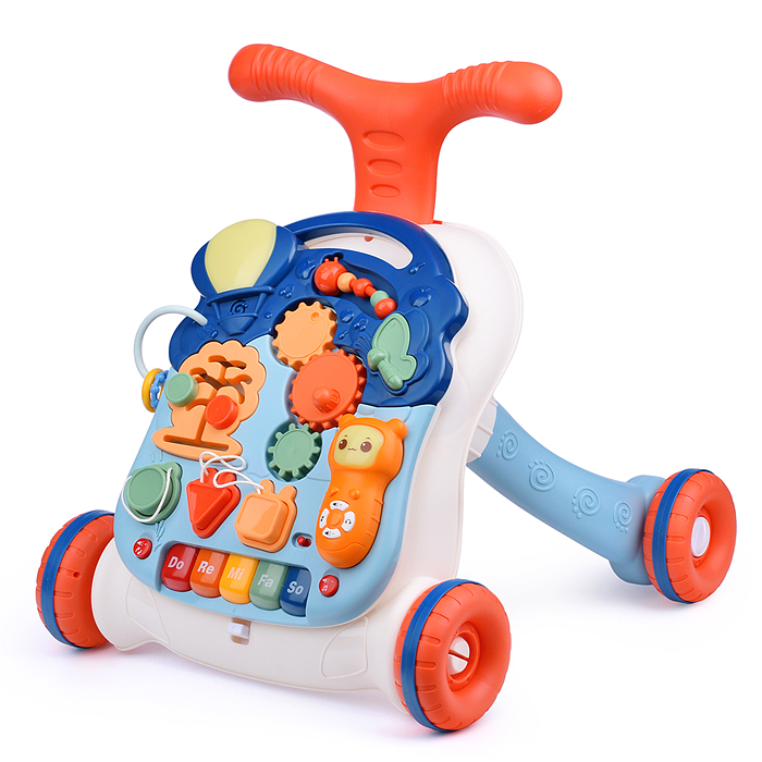 Ходунки N6028B "Играй-шагай" 2 в 1 с игровым центром, в коробке